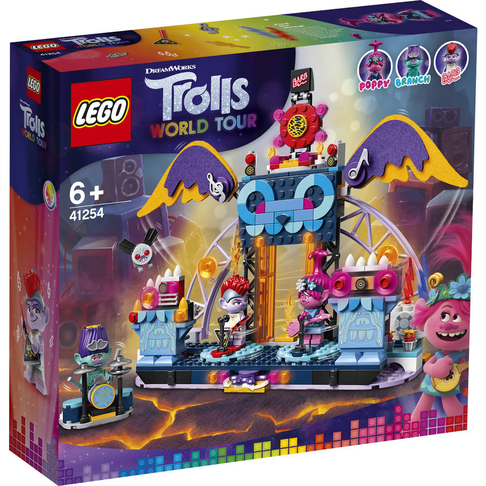 LEGO Trolls Volcano Rock City concert 41254