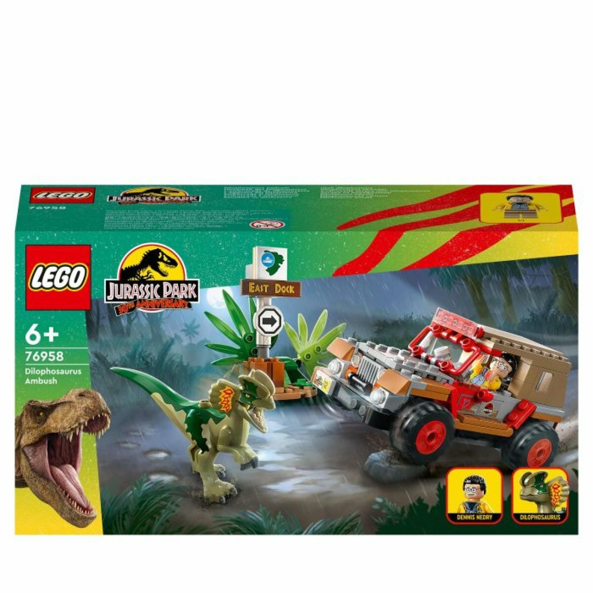 LEGOÂ® Jurassic World 76958 Hinderlaag van de Dilophosaurus