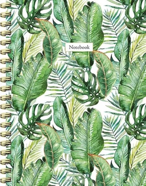 Leaves Notebook Spiraalboek (Lijnen)