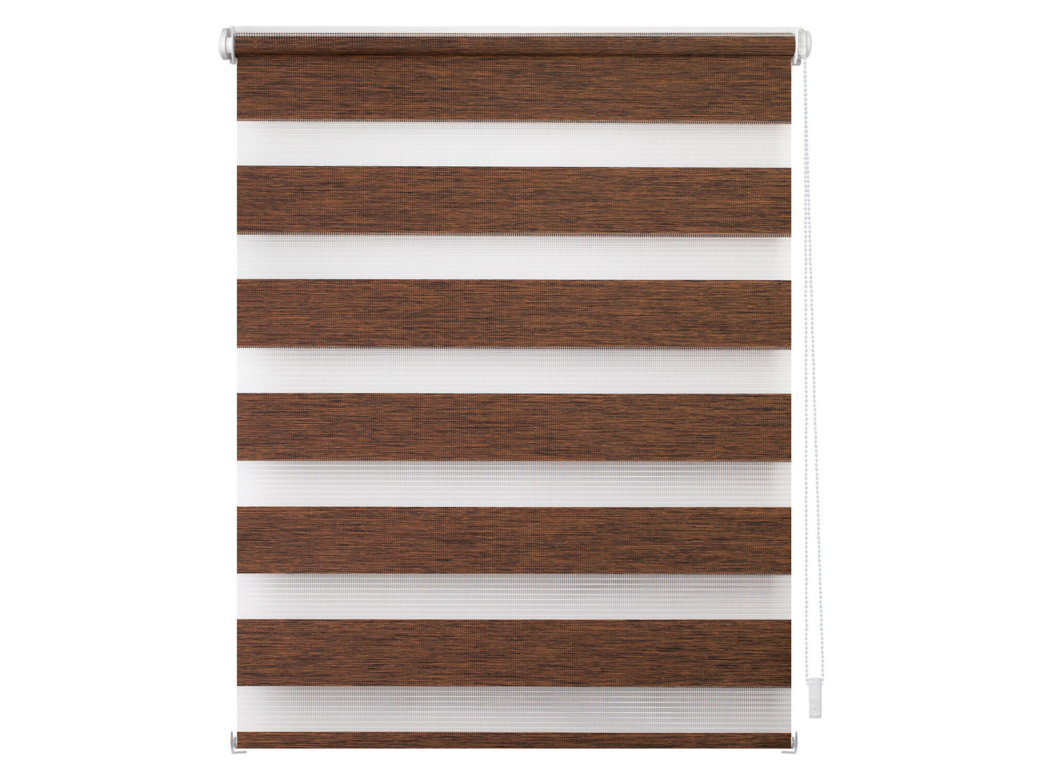 Lichtblick Duo rolgordijn Klemmfix (70 x 150 cm, Donkerbruin)
