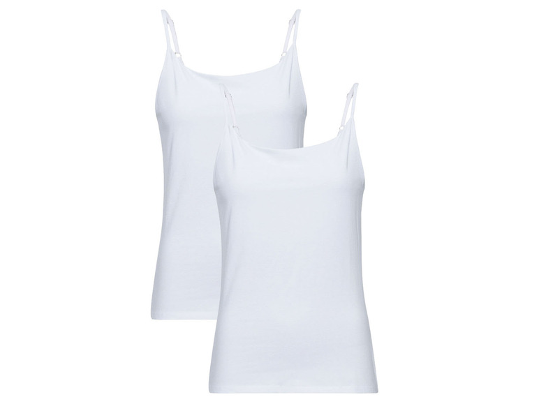 MEXX Dames spaghettibandjeshemd, 2 stuks, getailleerd gesneden