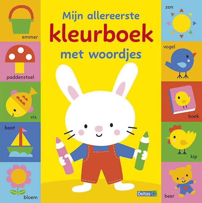 Mijn allereerste kleurboek met woordjes spelen en leren met Billi