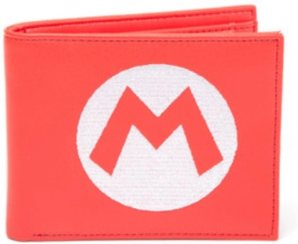 Nintendo - Super Mario Red Bifold Portemonnee met Symbol Embroidery