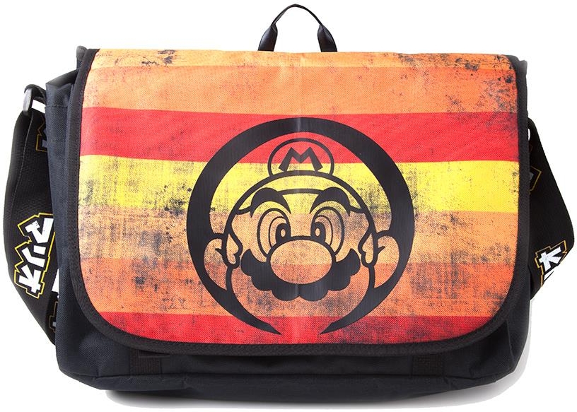 Nintendo - Super Mario Retro Striped Messengerbag