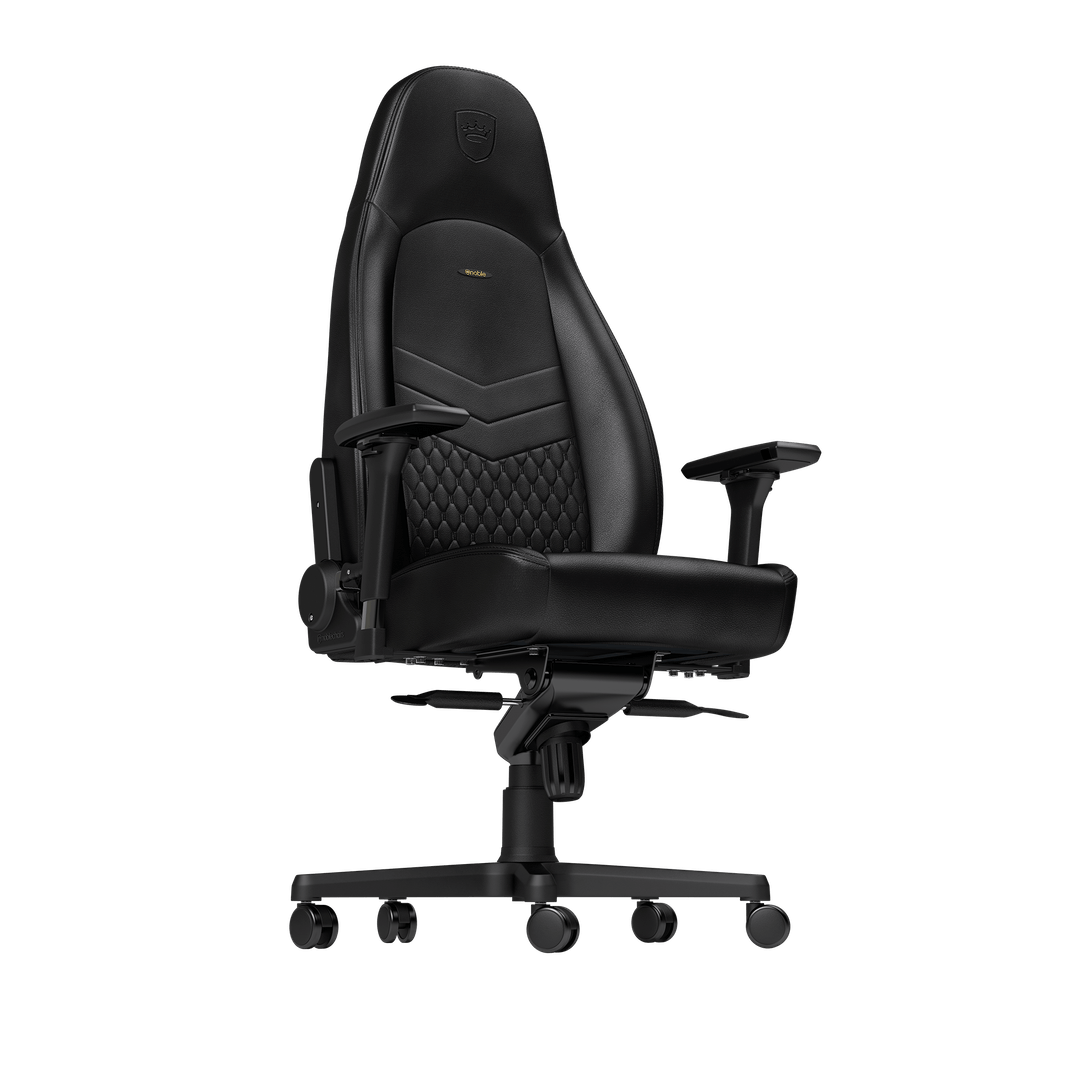 Noblechairs Icon Real leather zwart