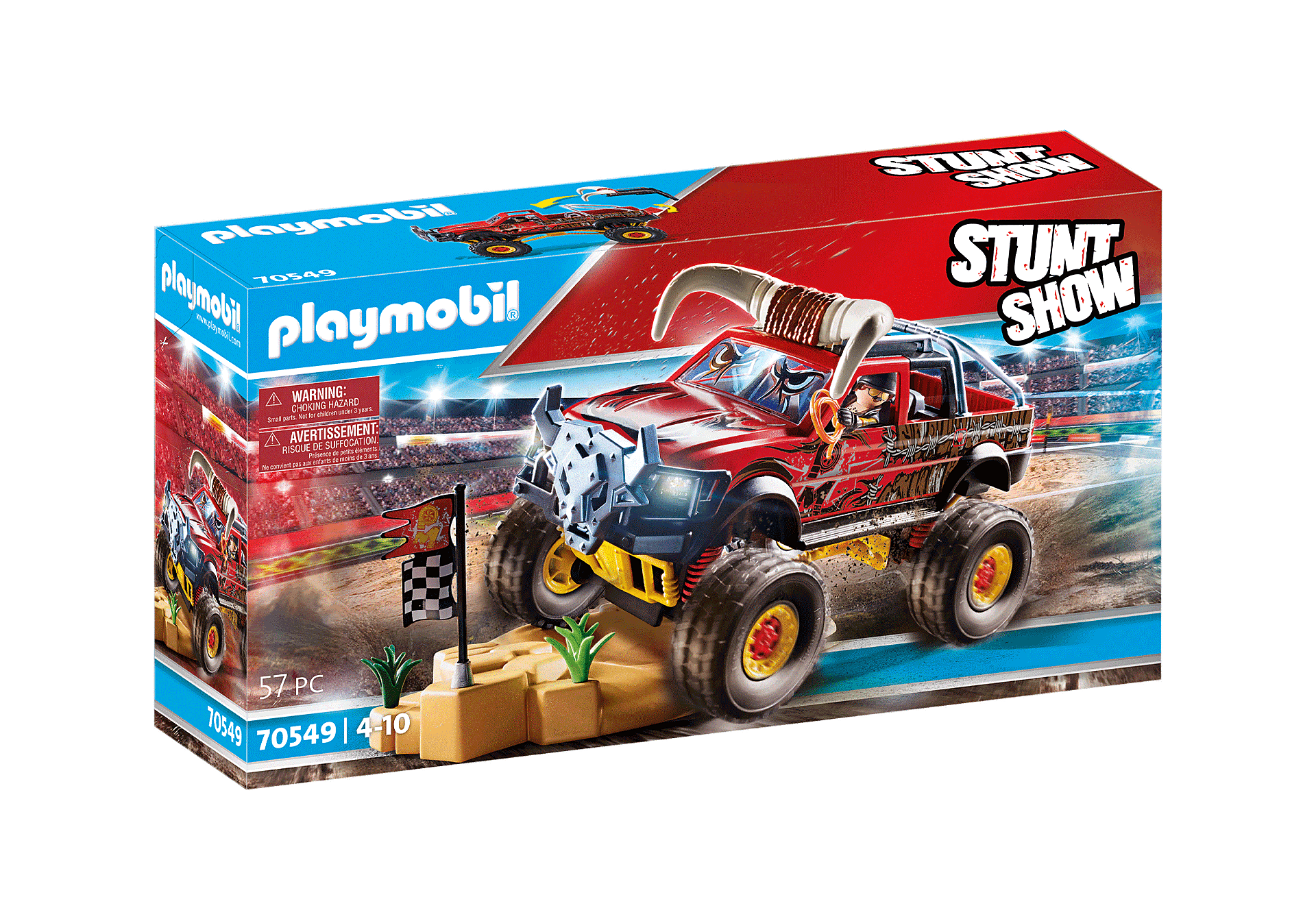 Playmobil 70549 Stuntshow Monster truck met hoorns