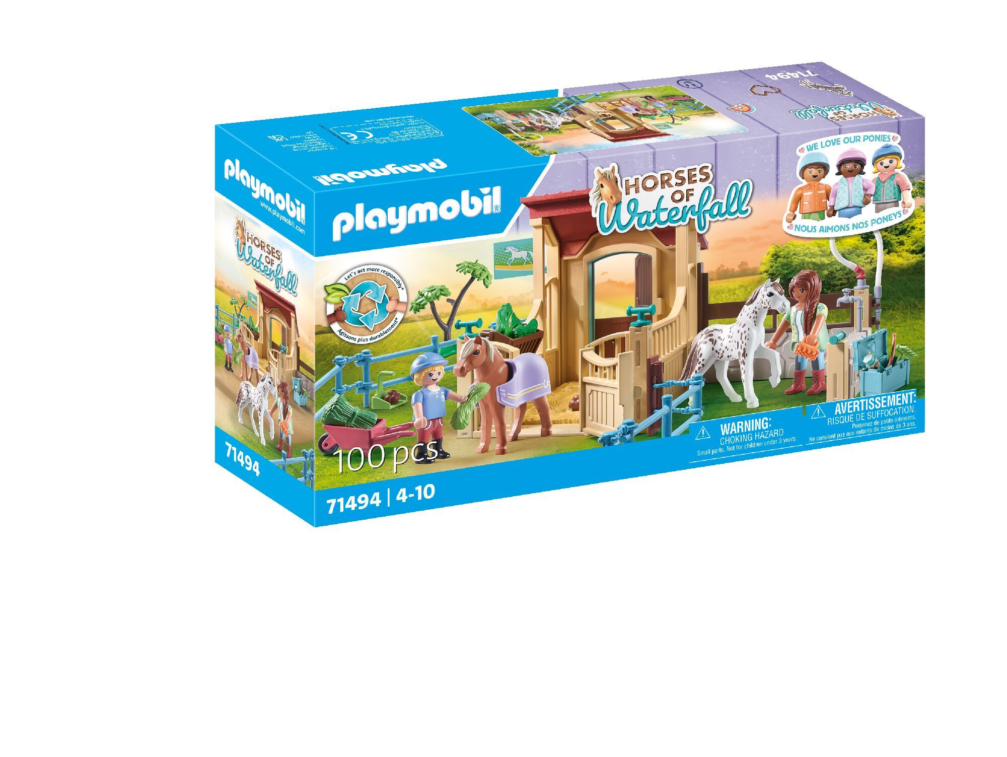 PlaymobilÂ® Horses of waterfall 71494 Manege