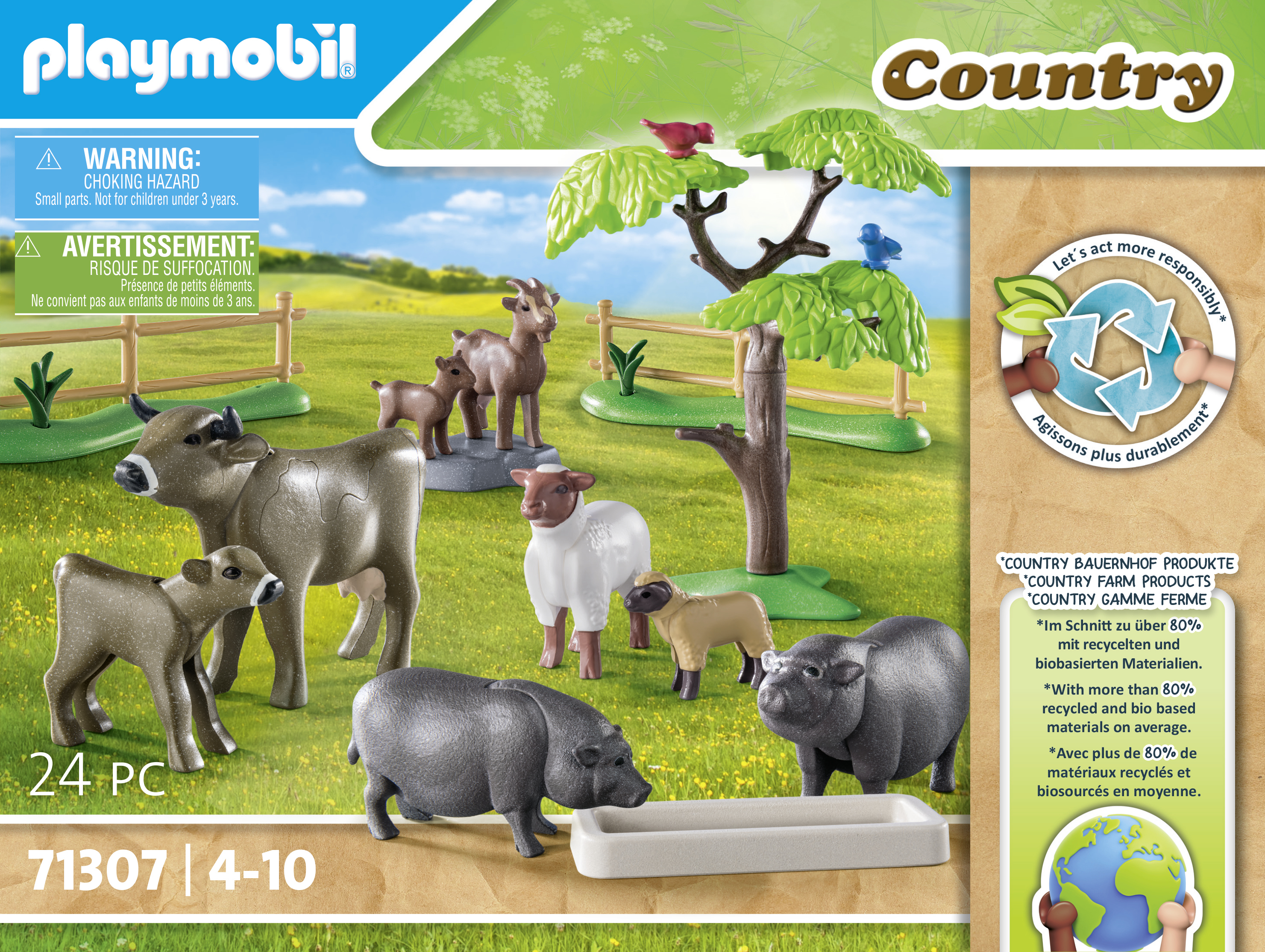 PlaymobilÂ® country 71307 aanvulling dieren