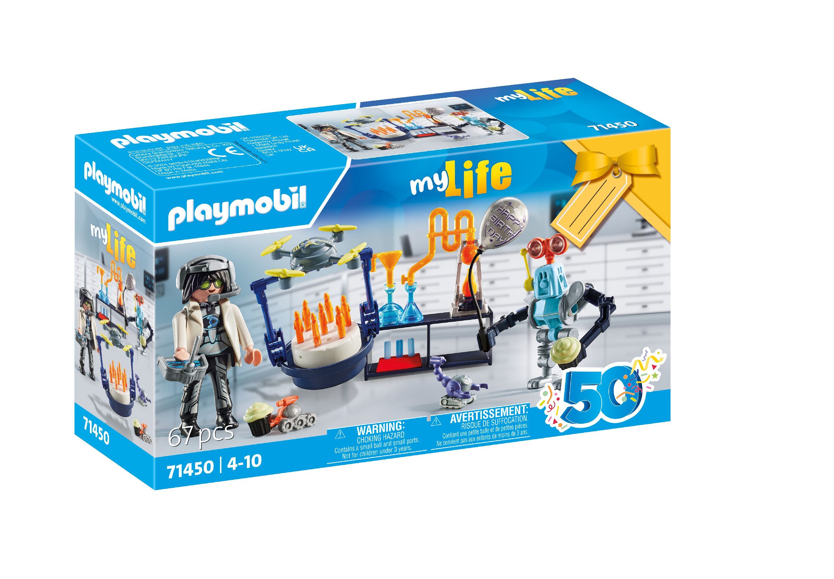 PlaymobilÂ® my life 71450 onderzoekers met robot