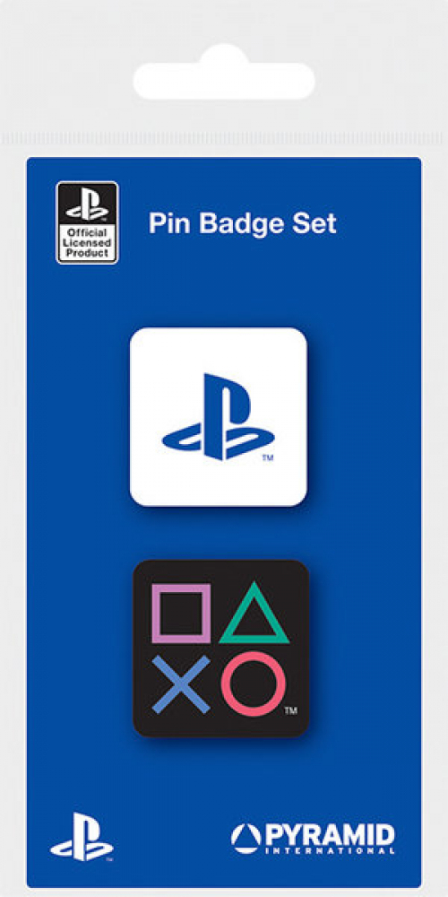 Playstation Enamel Pin Badge Set