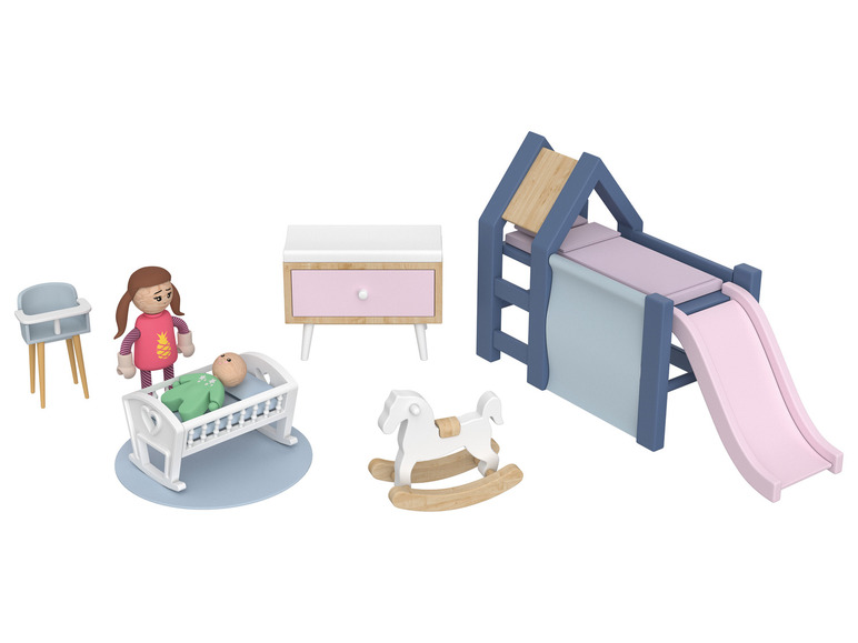 Playtive Houten poppenhuis-meubels / poppen (Kinderkamer)