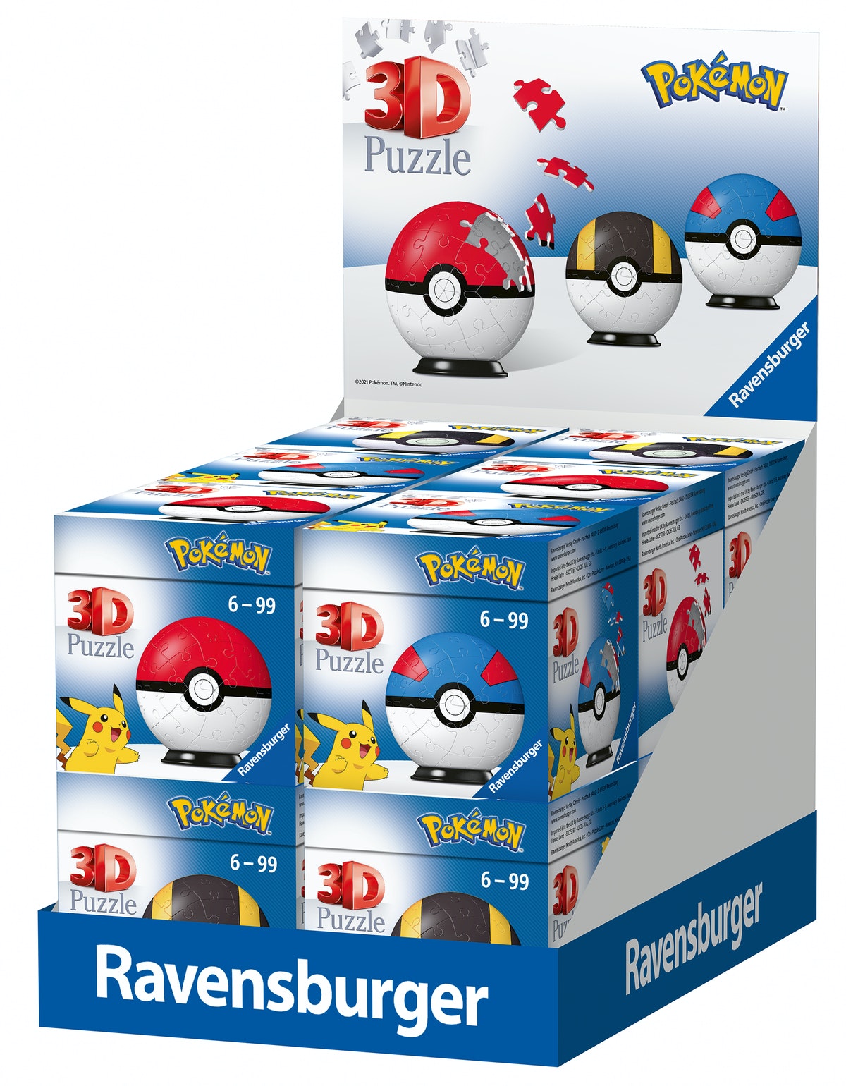 Ravensburger 3D puzzel Pokemon blauw