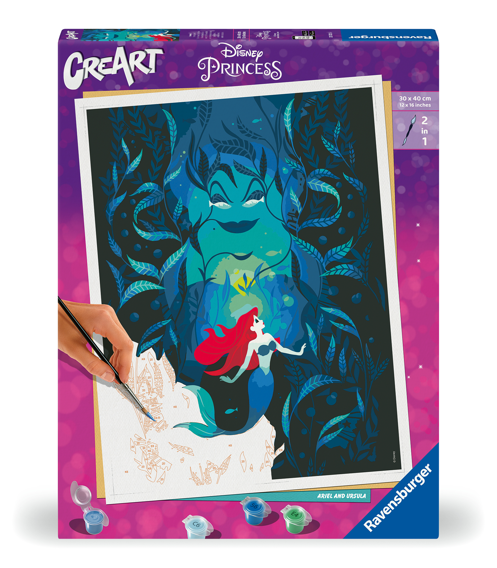 Ravensburger creart Ariel and Ursula