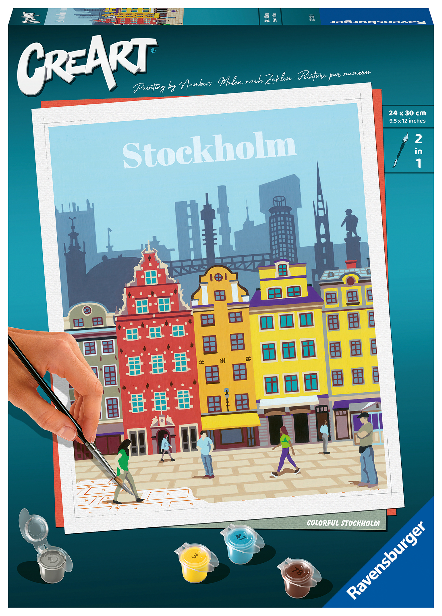 Ravensburger creart colourful Stockholm