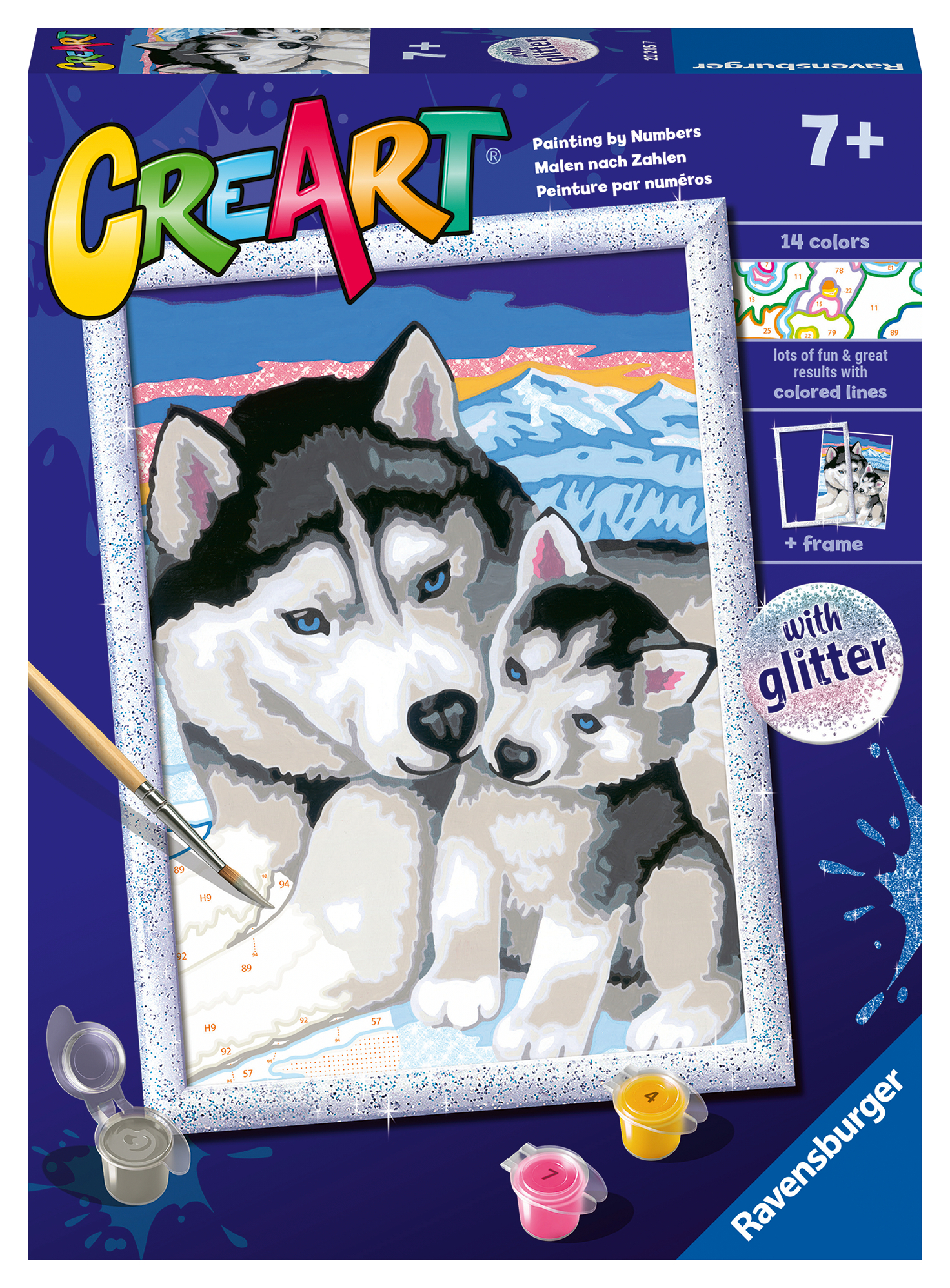 Ravensburger creart leuke husky s