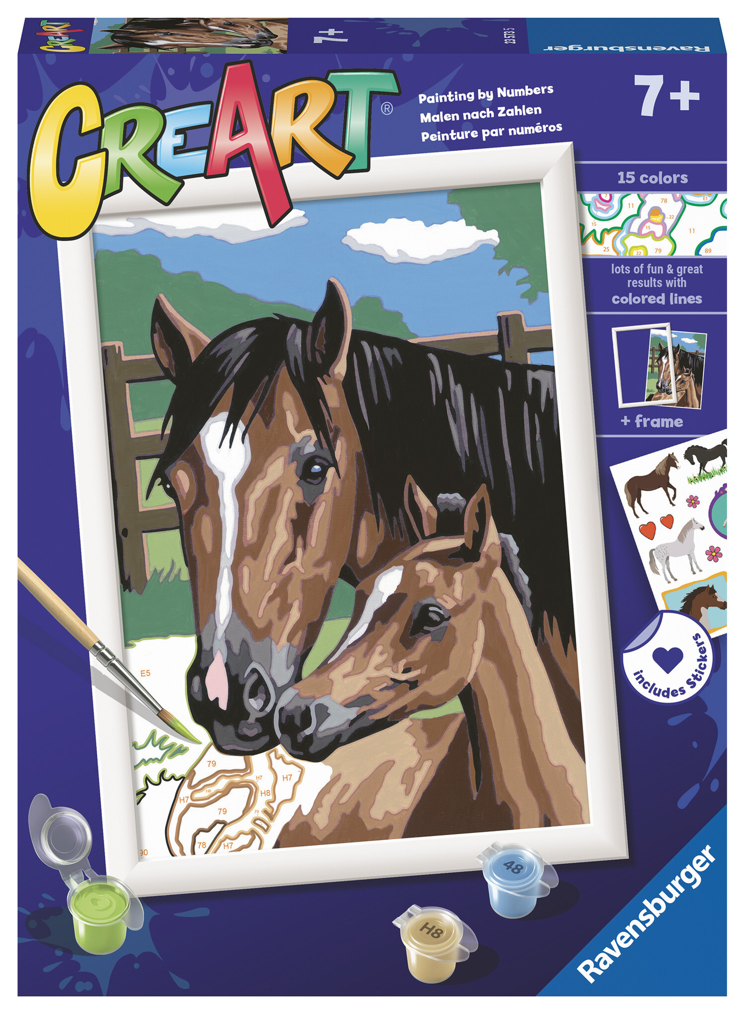 Ravensburger creart serie D foaling around