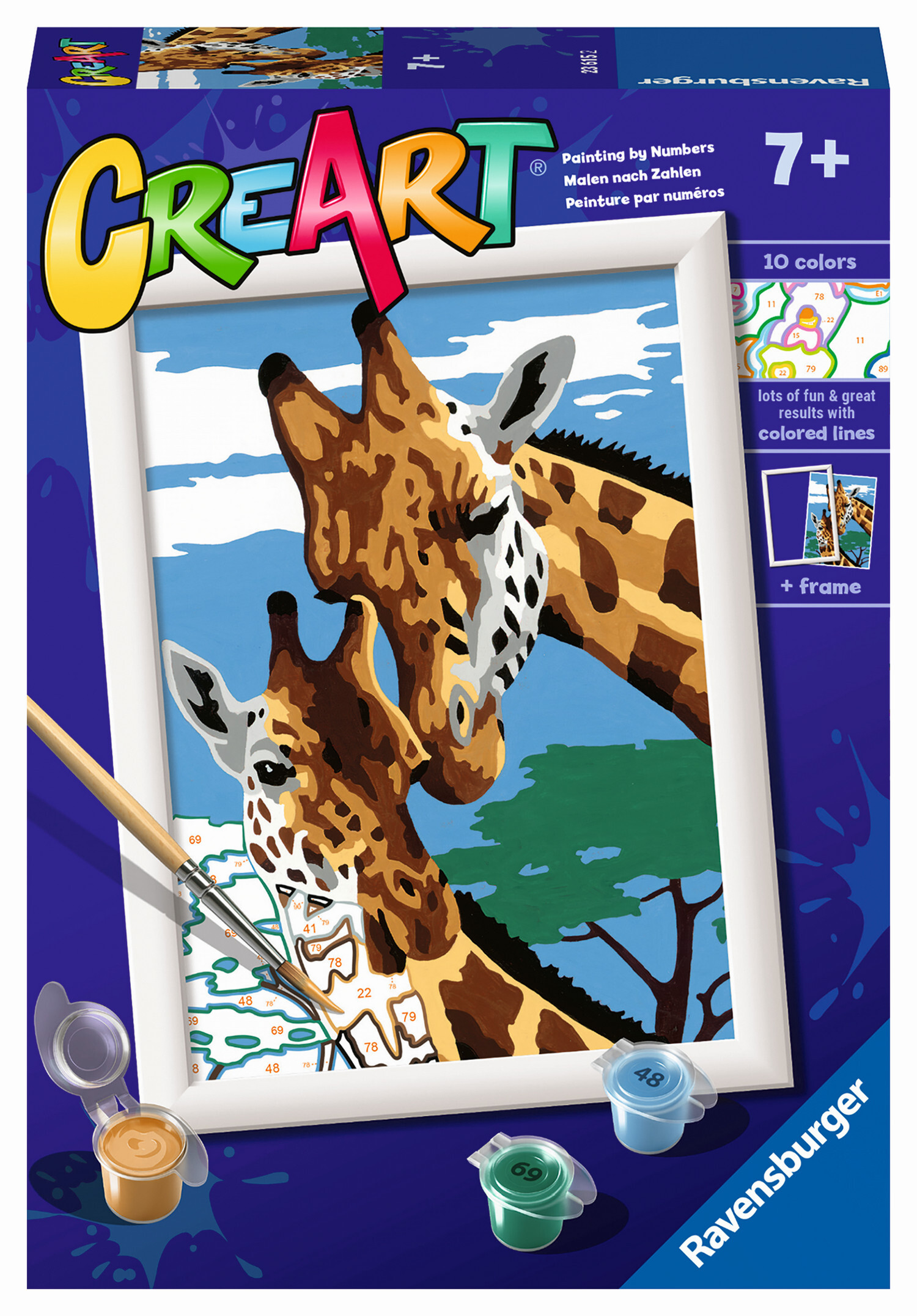Ravensburger creart serie E cute giraffes