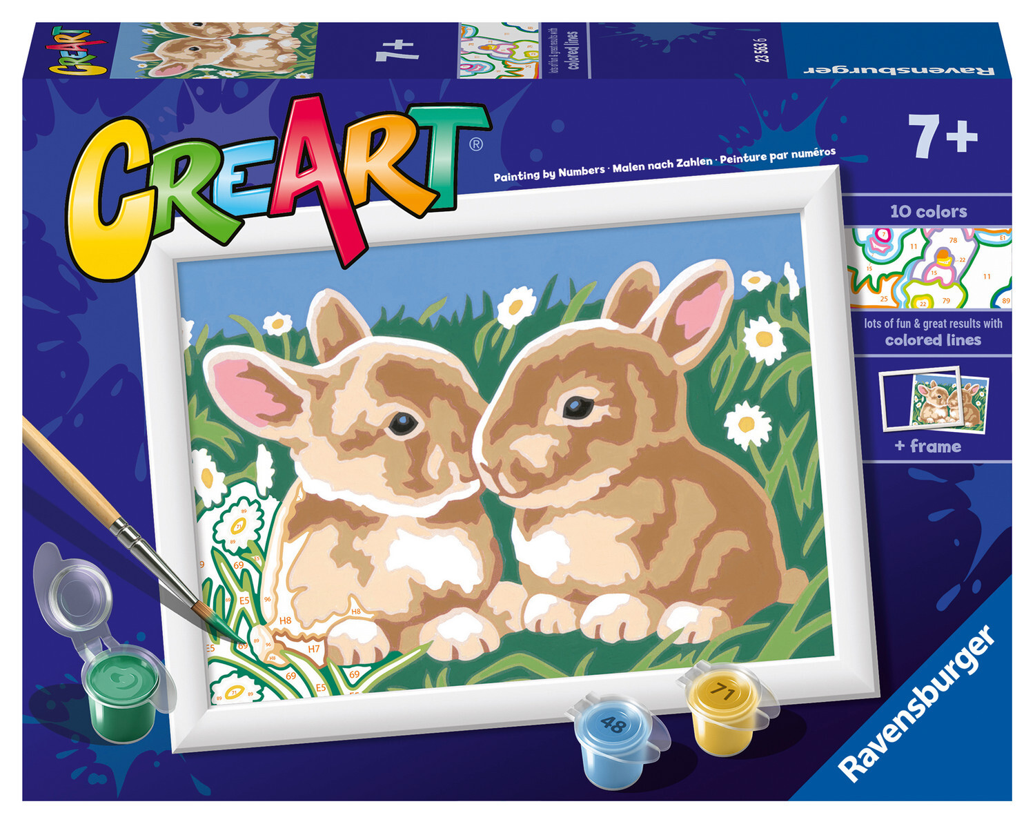 Ravensburger creart serie E fluffy bunnies