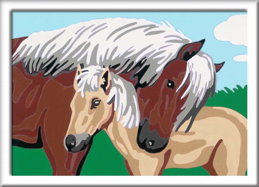 Ravensburger creart serie E mother en foal