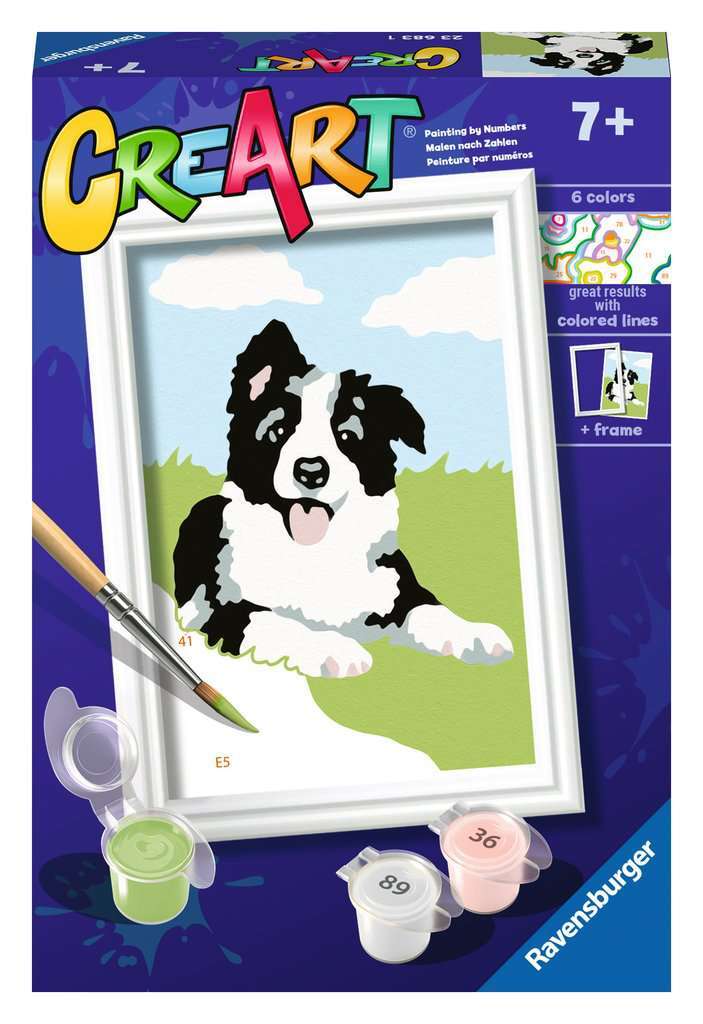 Ravensburger creart serie F border collie