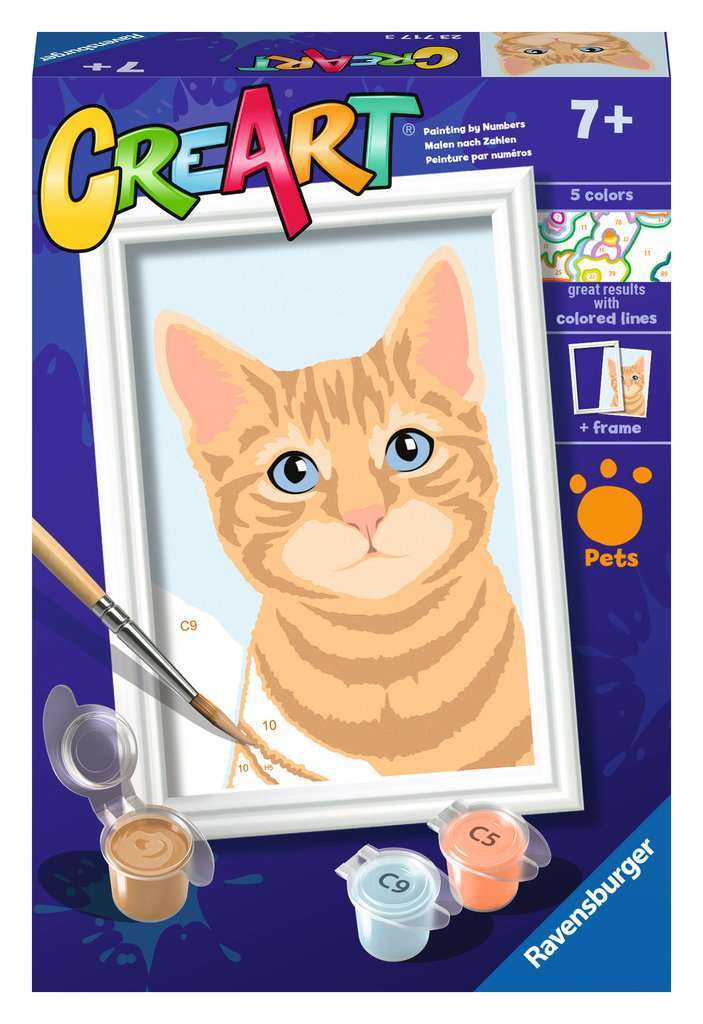 Ravensburger creart serie F orange tabby