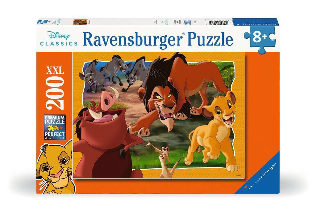Ravensburger puzzel 200 stukjes mufasa koning der leeuwen