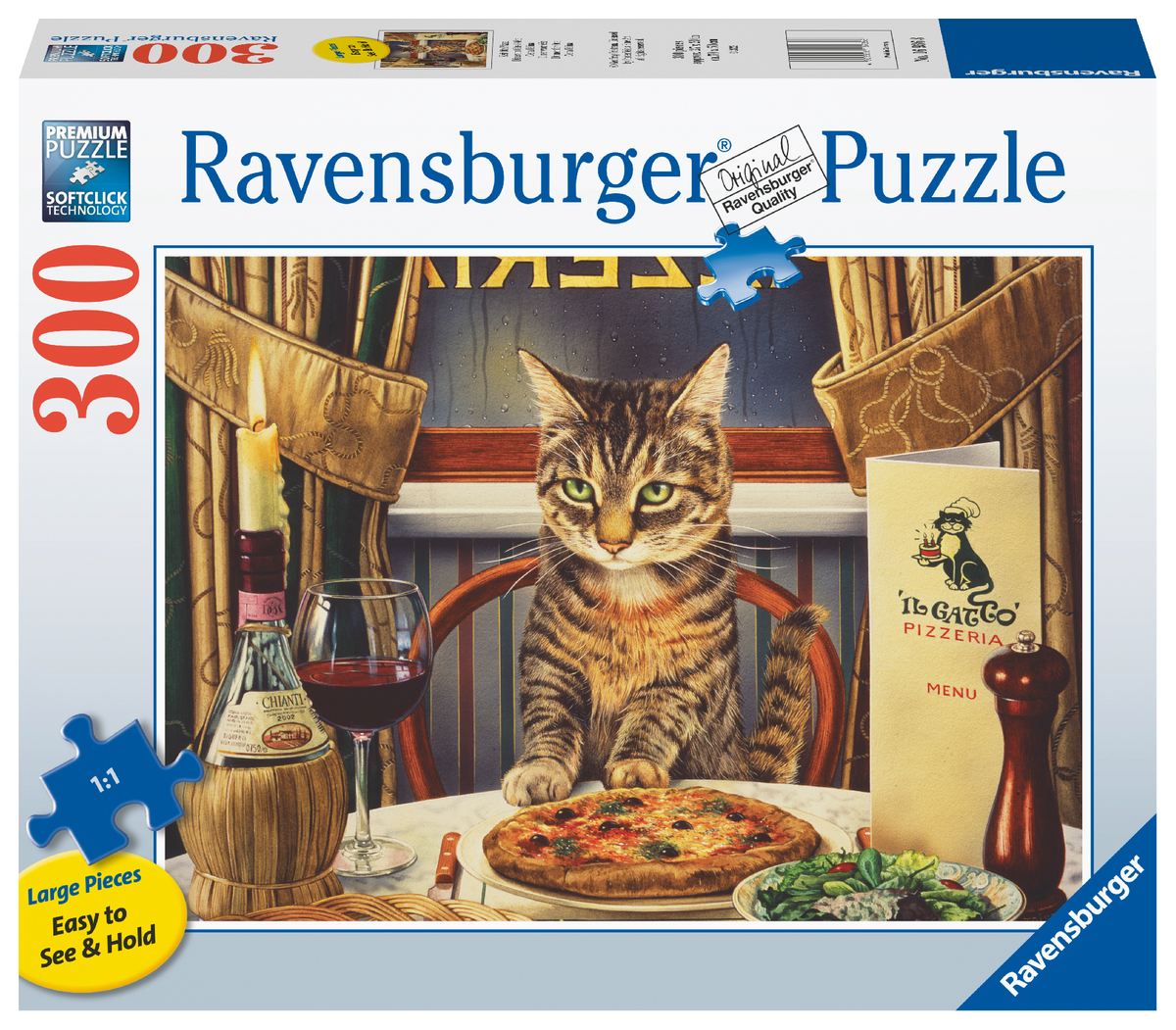 Ravensburger puzzel 300 stukjes dinner for one