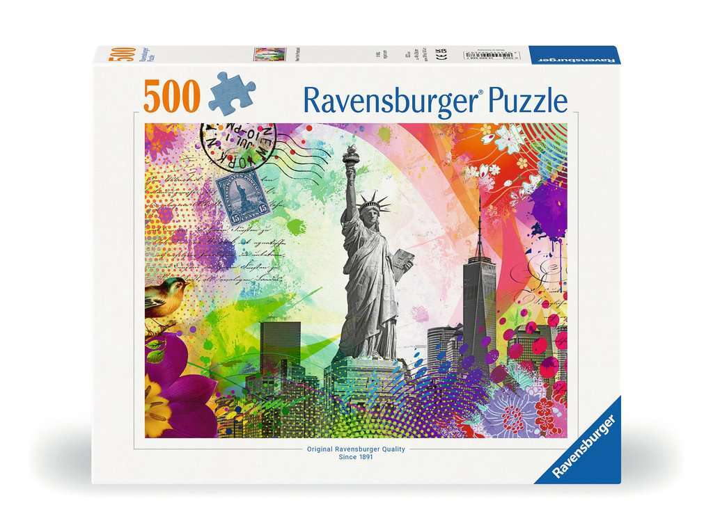 Ravensburger puzzel 500 stukjes New York postcard