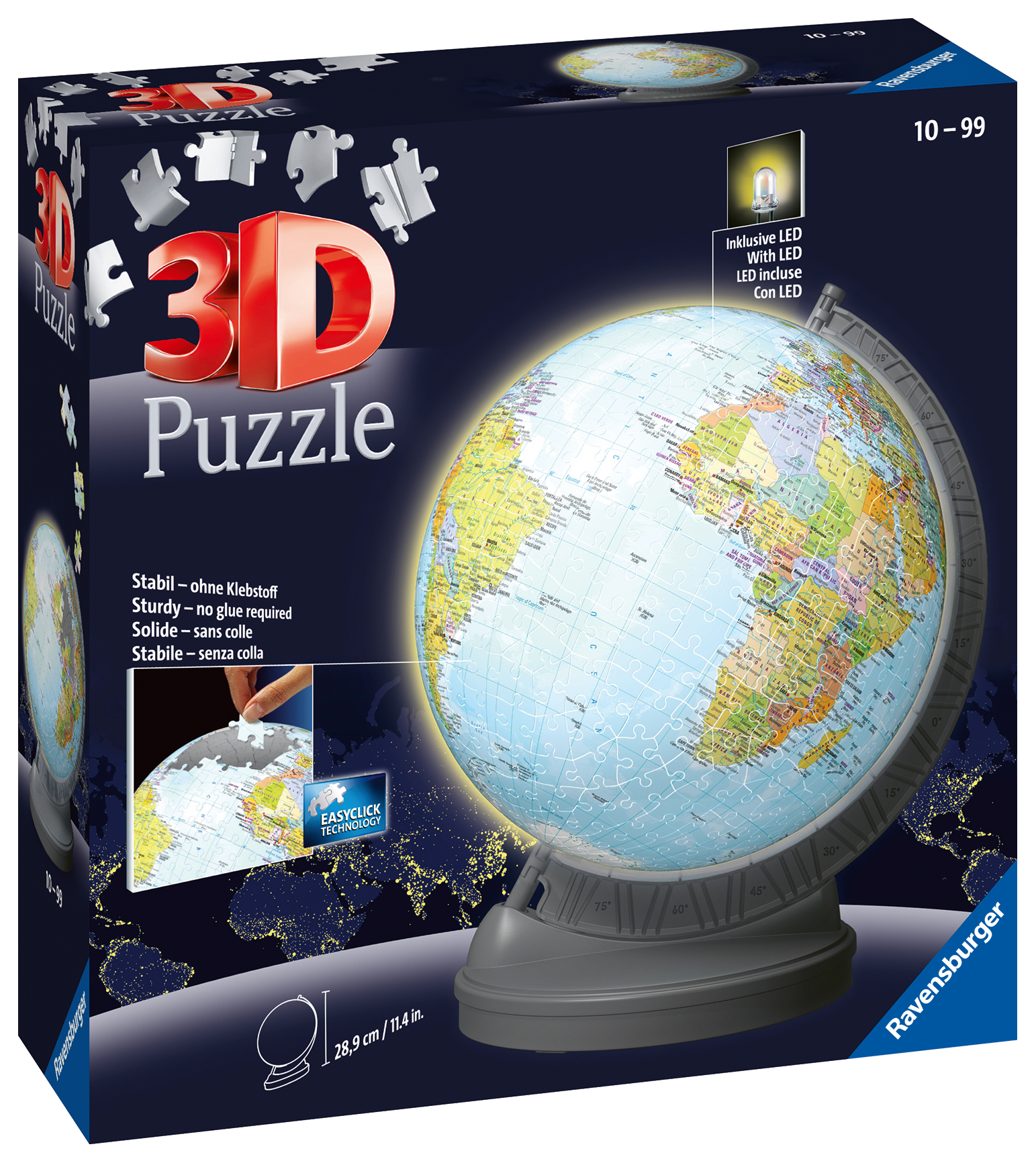 Ravensburger puzzel 540 stukjes aarde met licht
