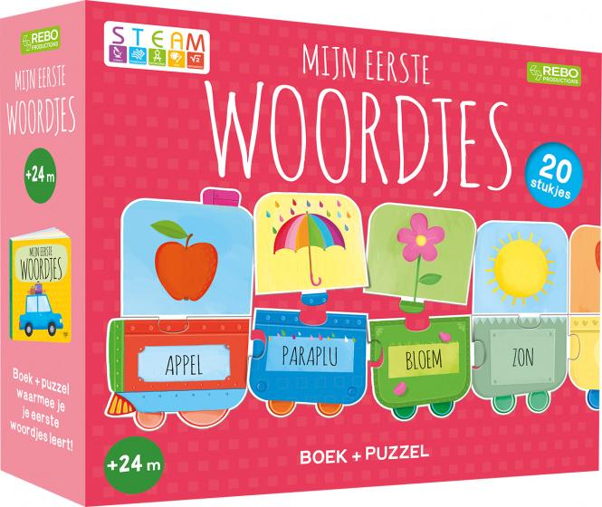 Rebo Productions puzzel Mijn eerste woordjes junior 20 stuks