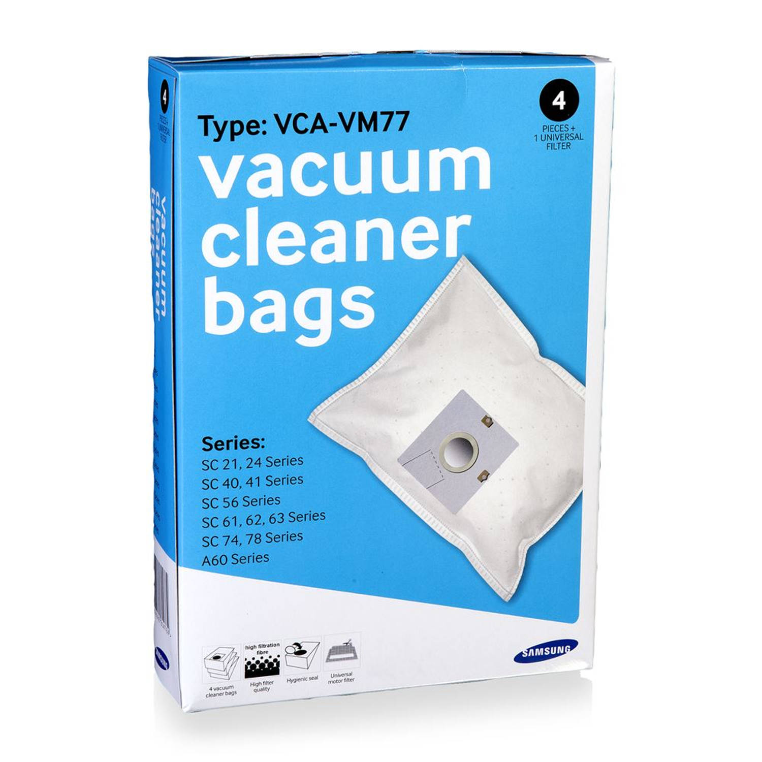 Samsung Stofzuigerzakken Vca-vm77 4 Stuks