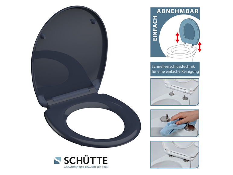 Schütte WC-bril (Antraciet)