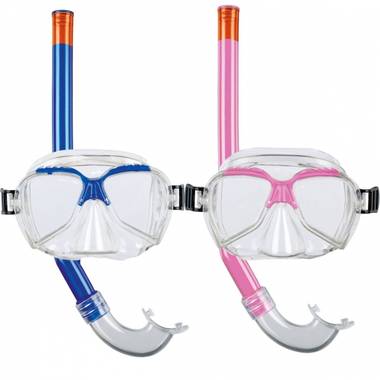 Snorkelset voor kinderen roze