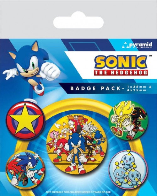 Sonic the Hedgehog Badge Pack