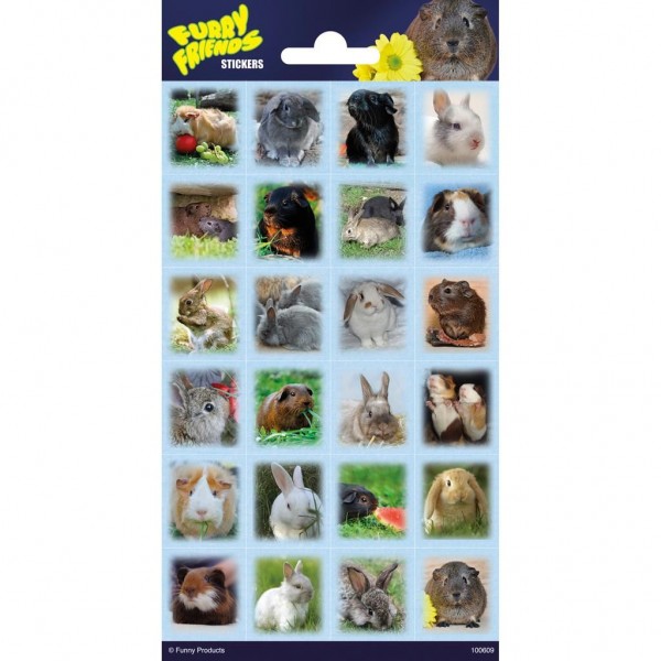 Stickers Konijnen en Cavia\s