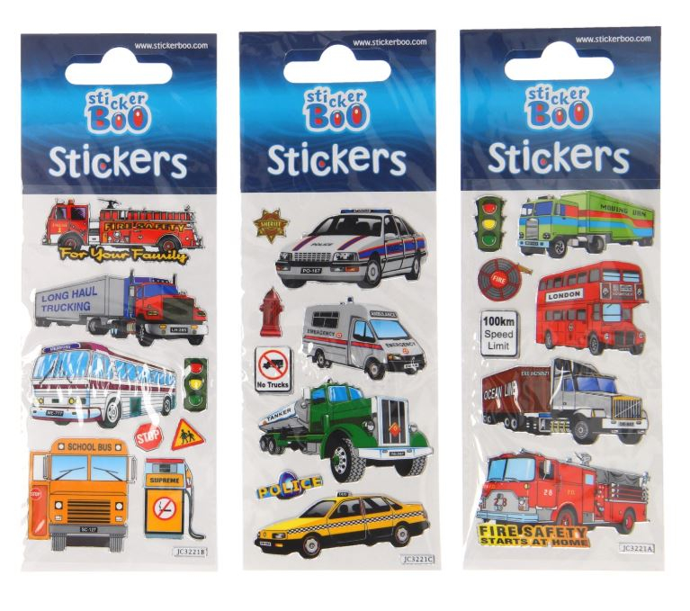 Stickervel voertuigen