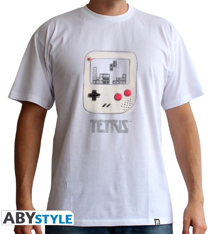Tetris - GB Cartoon Men\s T-shirt White