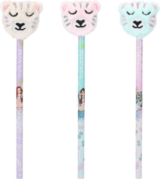 Topmodel Potlood Met knuffel Topper Fantasy Tiger