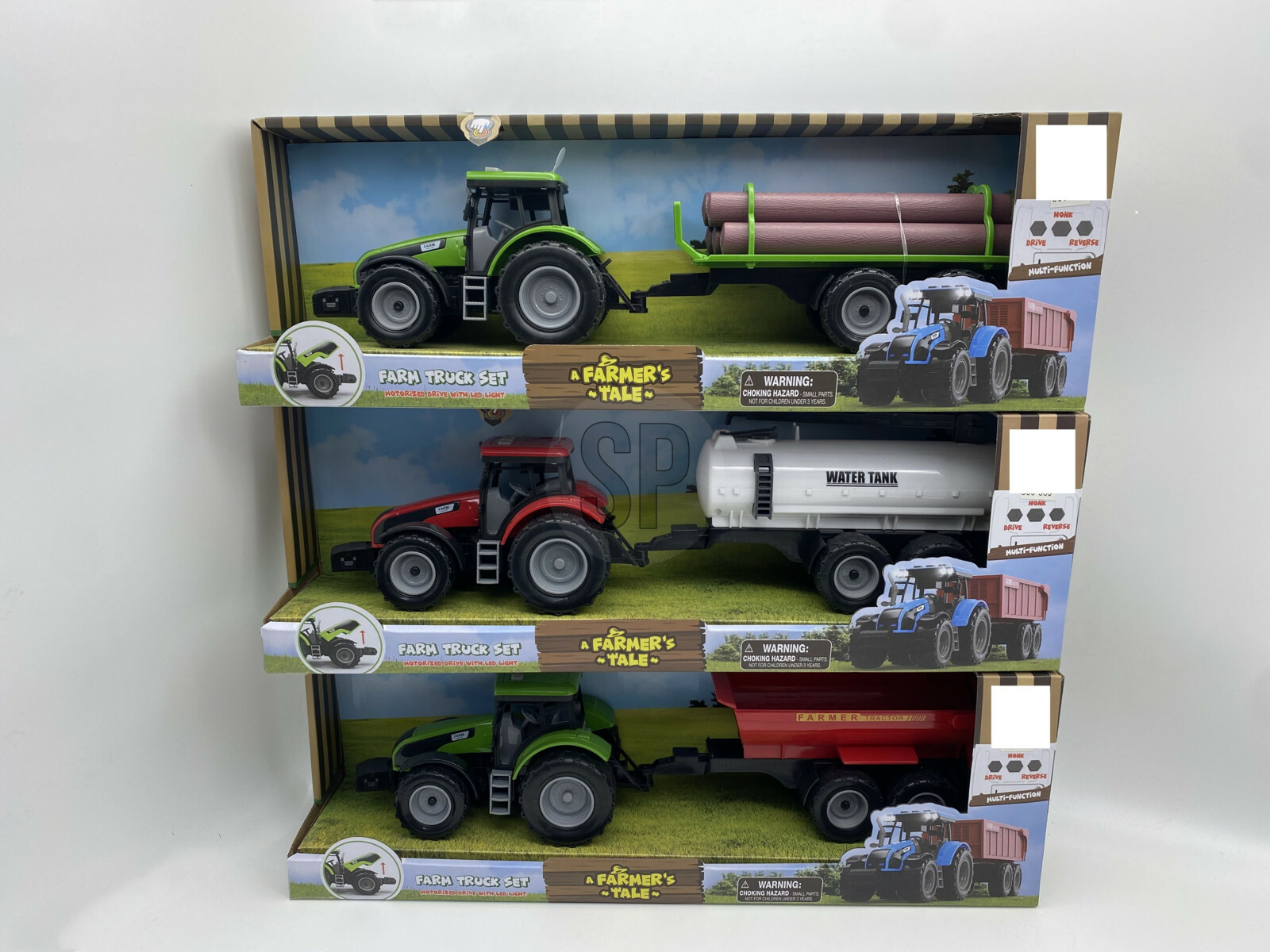 Tractor met aanhanger 45cm