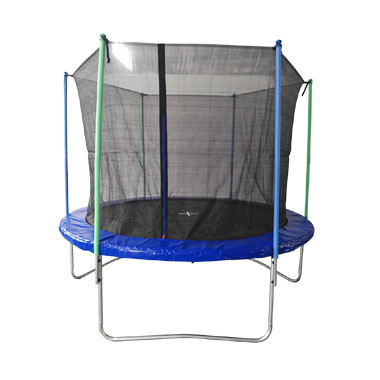 Trampoline rond met veiligheidsnet - 244 cm - blauw