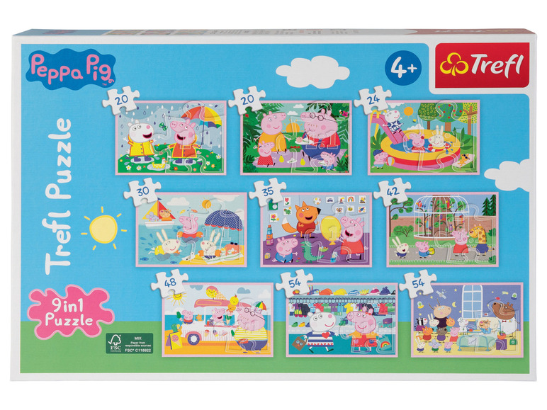 Trefl 9-in-1 puzzel (Peppa Pig)