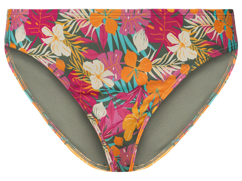 esmara Dames bikinislip (38, Bloemen/roze/oranje)