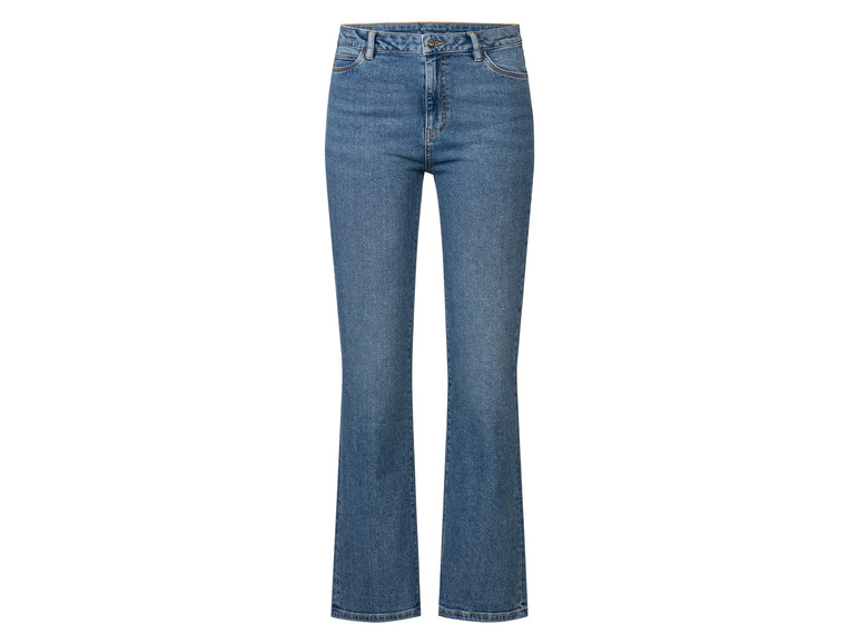 esmara Dames jeans flared fit (36, Blauw)