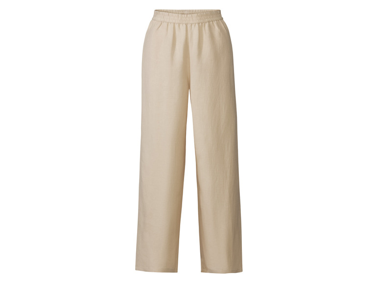 esmara Dames linnenbroek (42, Beige)
