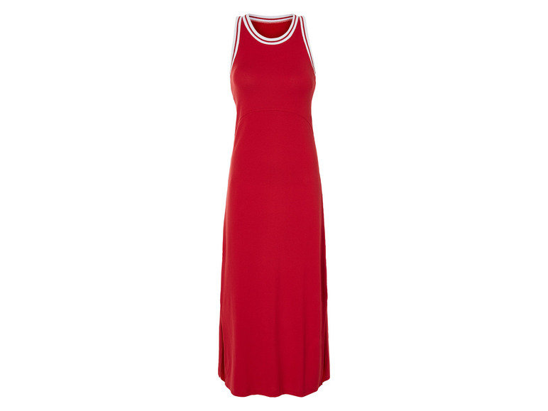 esmara Dames midi-jurk (S (36/38), Rood)