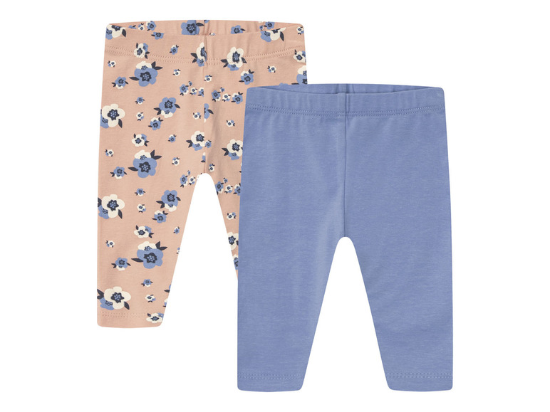 lupilu 2 baby leggings (86/92, Bloemen/Blauw)