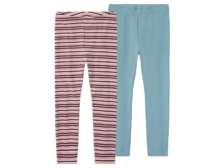 lupilu Peuterleggings (122/128, Strepen/Turquoise)