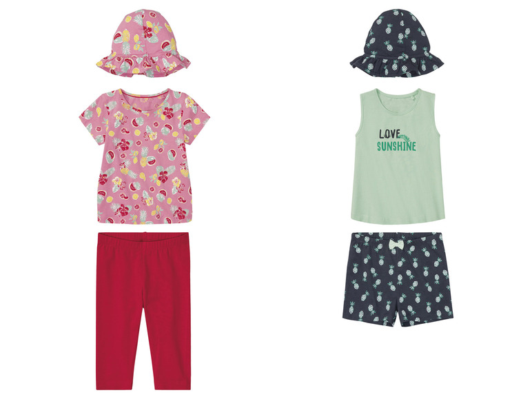 lupilu Peuters set, 3-delig, met muts