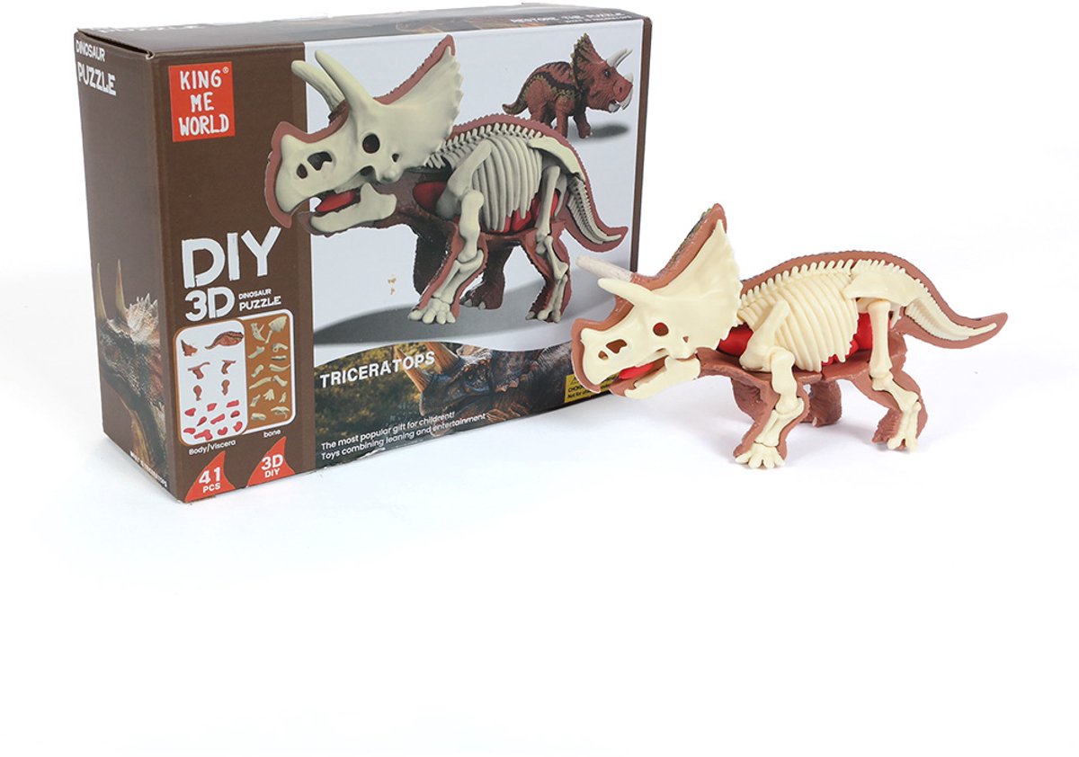 PIA Soft Toys - Dino 3D Anatomie - Triceratops