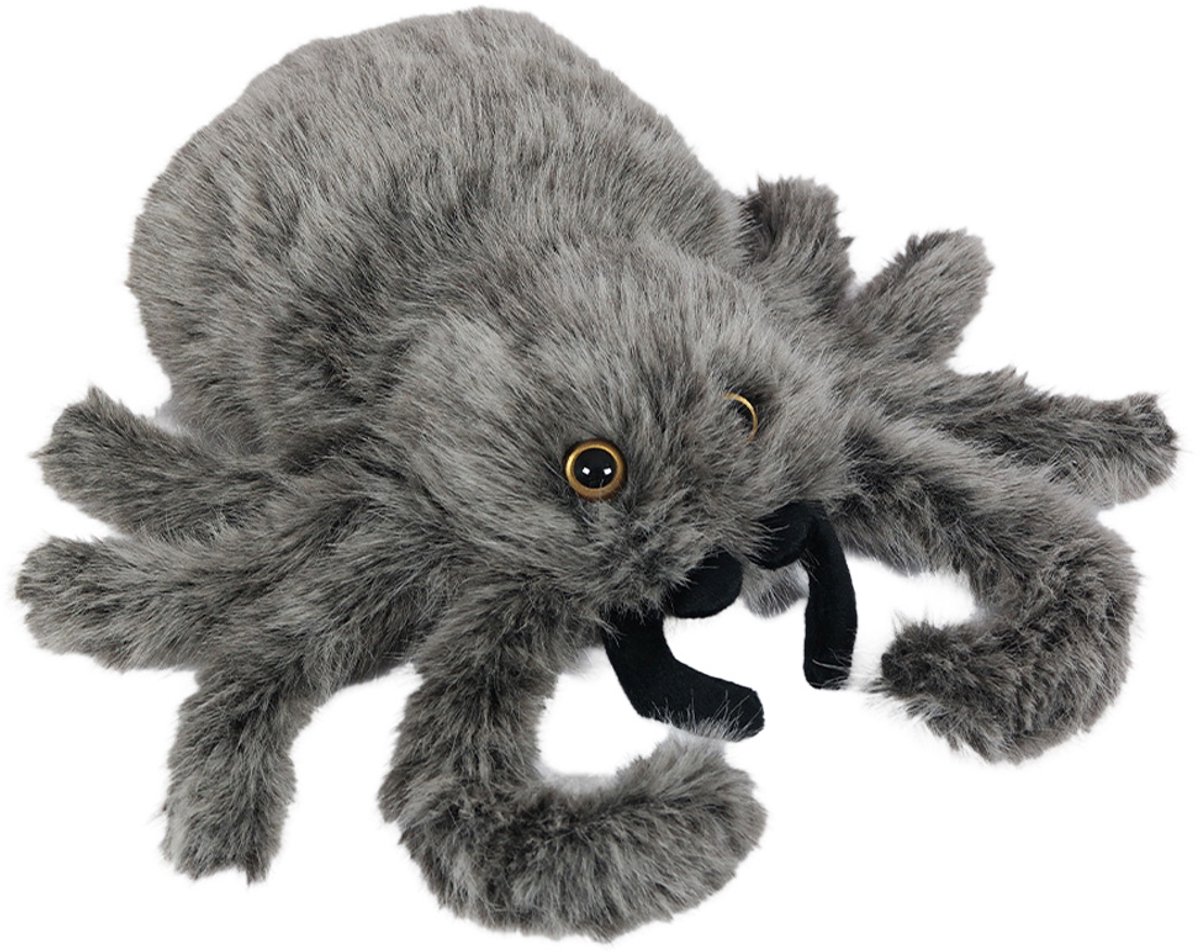 PIA Soft Toys - Pluche Spin - zwart - 24 cm